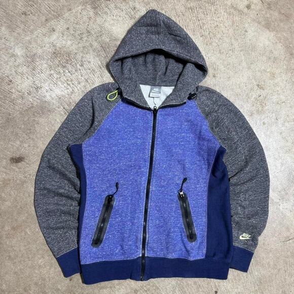 Vintage VTG Y2K Nike Sportswear Zip Up Hoodie Sweatshirt - Picture 1 of 8